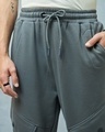 Shop Men's Grey Super Loose Fit Cargo Joggers