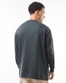 Shop Men's Grey Super Loose Fit T-shirt-Design