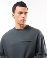 Shop Men's Grey Super Loose Fit T-shirt