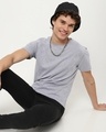 Shop Men's Grey T-shirt-Front