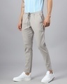Shop Men's Grey Tapered Fit Chinos-Design