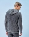 Shop Men's Grey Textured Hoodie-Design