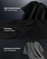 Shop Men's Grey The Dragon Warrior Graphic Printed Oversized T-shirt