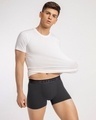 Shop Men's Grey Anti-Microbial Micro Modal Trunks