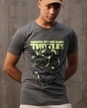 Shop Men's Grey Turtle Warriors Graphic Printed T-shirt-Front