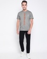 Shop Men's Grey Typography T-shirt