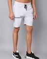 Shop Men's Grey Typography Slim Fit Shorts-Design