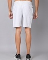 Shop Men's Grey Typography Slim Fit Shorts-Full