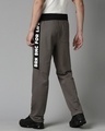 Shop Men's Grey Typography Straight Fit Track Pants-Design