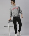 Shop Men's Grey Typography Sweatshirt