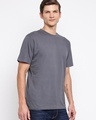 Shop Men's Grey Typography T-shirt