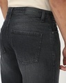 Shop Men's Grey Washed Baggy Fit Mid-Rise Jeans