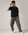 Shop Men's Grey Washed Relaxed Fit Jeans