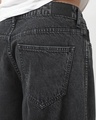 Shop Men's Grey Washed Straight Fit Cargo Shorts