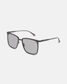 Shop Men's Grey Wayfarer Polarised Lens Sunglasses-Full
