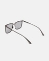 Shop Men's Grey Wayfarer Polarised Lens Sunglasses