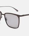 Shop Men's Grey Wayfarer Polarised Lens Sunglasses