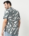 Shop Men's Grey & White Abstract Printed Shirt-Design