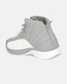 Shop Men's Grey & White Color Block Sneakers
