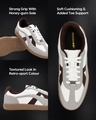 Shop Men's Grey & White Rippers Asphalt Color Block Low-Top Sneakers-Full