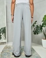 Shop Men's Grey Wide Leg Korean Pants-Design