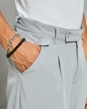 Shop Men's Grey Wide Leg Korean Pants