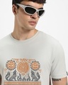 Shop Men's Grey Wild Echoes Graphic Printed T-shirt