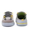 Shop Men's Grey & Yellow Sneakers