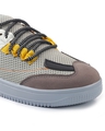 Shop Men's Grey & Yellow Sneakers