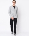 Shop Men's Grey Zipped Jacket