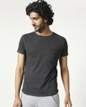 Shop Men's Half Sleeve Anthra Melange Pocket T-Shirt
