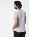 Shop Men's Half Sleeve Grey Melange Pocket T-Shirt-Full