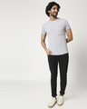 Shop Men's Half Sleeve Grey Melange Pocket T-Shirt