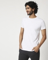 Shop Men's Half Sleeve Melange Cut & Sew T-Shirt-Design