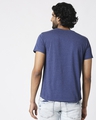 Shop Men's Half Sleeve Navy Melange Pocket T-Shirt-Design