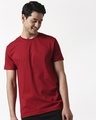 Shop Pack of 2 Men's Red & White T-shirt-Design