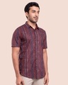 Shop Men's Half Sleeves Printed Relaxed Fit Shirt-Design