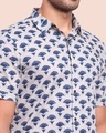 Shop Men's White All Over Printed Shirt