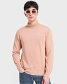 Shop Men's Pink High Neck Sweater-Front