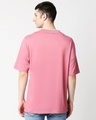 Shop Men's Heather Rose & Blue Color Block Oversized T-shirt-Design