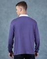 Shop Men's Purple Hogwards Graphic Printed Oversized Polo T-shirt-Design