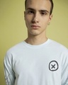 Shop Men's Ice Melt Blue Electric Love Graphic Printed Oversized T-shirt