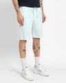 Shop Men's Blue Over Dyed Shorts-Design