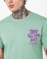 Shop Men's Iceberg Green Best Buds Graphic Printed T-shirt