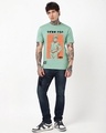 Shop Men's Iceberg Green Dattebayo Graphic Printed T-shirt-Full