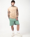 Shop Men's Iceberg Green Oversized Shorts