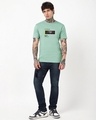 Shop Men's Iceberg Green To Get Lost Graphic Printed T-shirt-Full