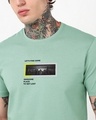 Shop Men's Iceberg Green To Get Lost Graphic Printed T-shirt