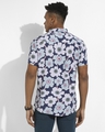 Shop Men's Indigo Blue All Over Floral Printed Shirt-Full
