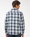 Shop Men's Indigo Blue & Green Checked Shirt-Design